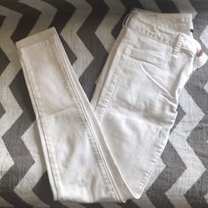 Super super stretch white jeggings